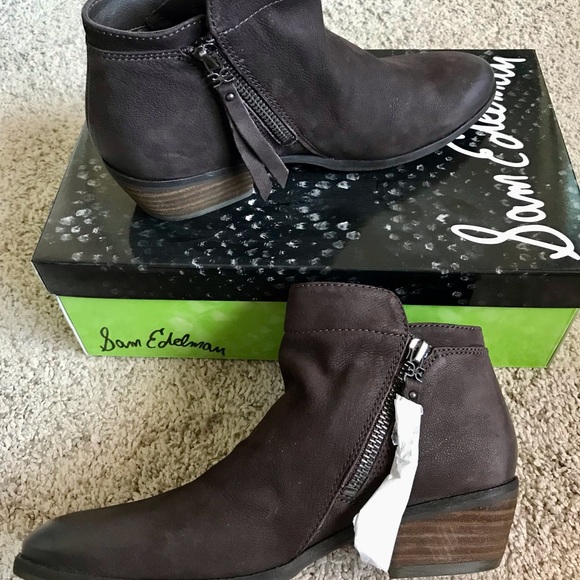 NEW! Sam Edelman Packer leather booties - Picture 3 of 10